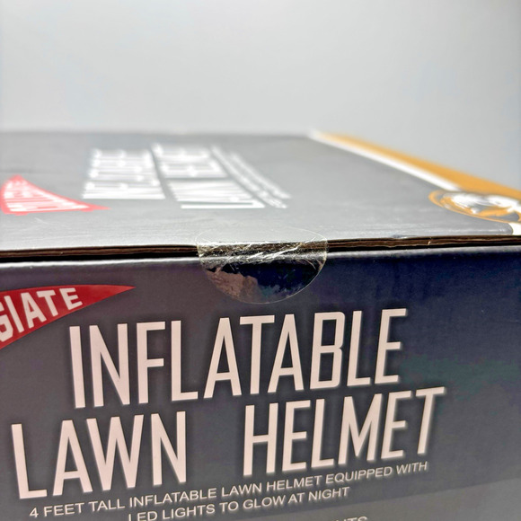 Inflatable Helmet Lawn Yard NCAA Football 4 Feet Tall, LED Lighted - Picture 4 of 9